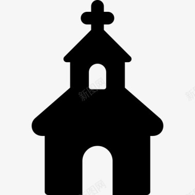 基督教教堂建筑寺庙里图标图标