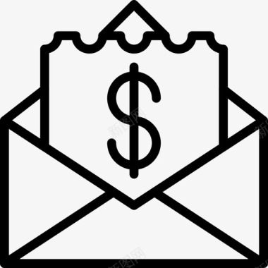账单信封信件图标图标