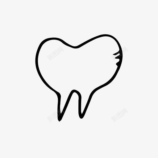 牙齿清洁牙齿牙医图标svg_新图网 https://ixintu.com 涂鸦 清洁牙齿 牙医 牙医和医生涂鸦 牙齿