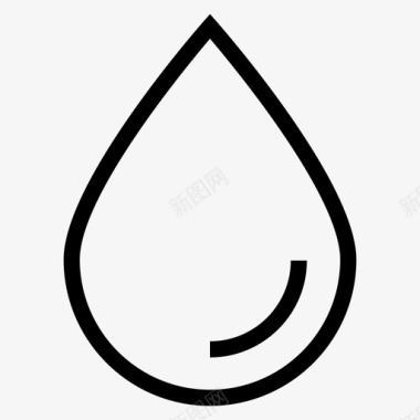 血水滴健康图标图标