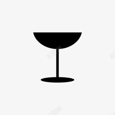 玻璃酒饮料图标图标