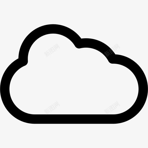 云天气通用用户界面图标svg_新图网 https://ixintu.com 云 天气 通用用户界面