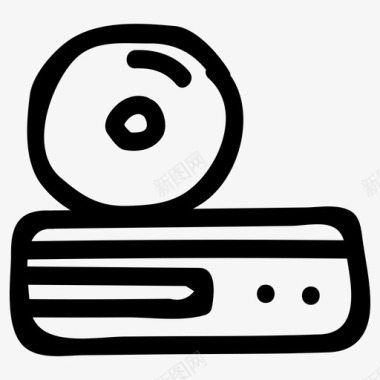 dvd播放器音频电影图标图标