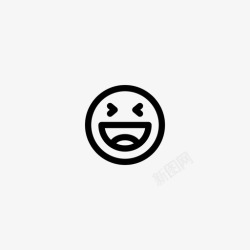 脸部表情笑脸小图标笑脸表情有趣图标高清图片