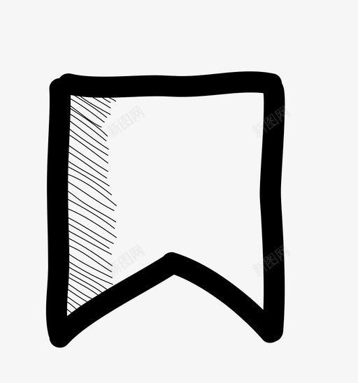 书签标签像图标svg_新图网 https://ixintu.com 书签 像 标签 网络图标