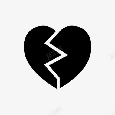 心碎心电图最爱图标图标