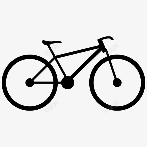 自行车山地自行车图标svg_新图网 https://ixintu.com 山地自行车 自行车