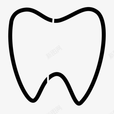 牙裂icon图标