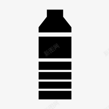 水瓶饮料水合物图标图标