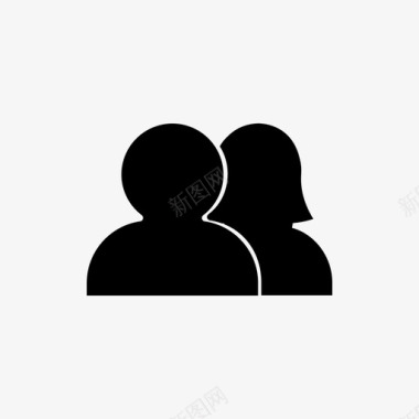 家庭夫妻男女图标图标