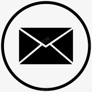 电子邮件信封问候语图标图标