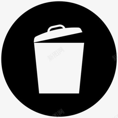 垃圾箱删除回收站图标图标