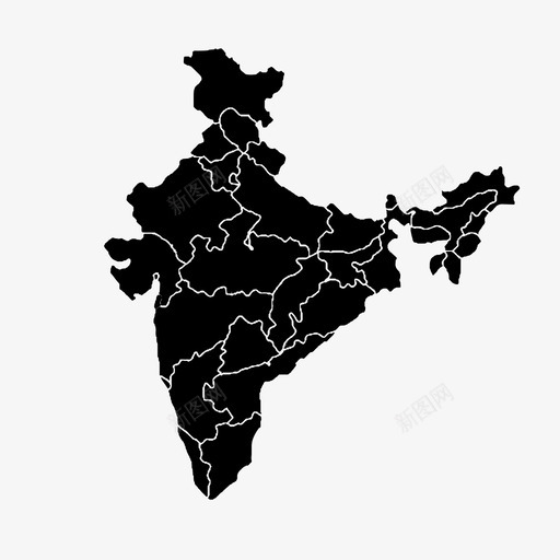 印度亚洲巴拉特图标svg_新图网 https://ixintu.com 亚洲 印度 印度有邦 印度邦 巴拉特