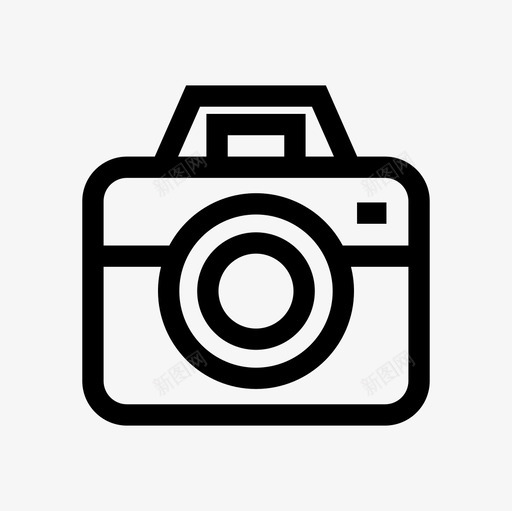 相机图像照片图标svg_新图网 https://ixintu.com 图像 图片 旅行 照片 相机 露营轮廓图标集