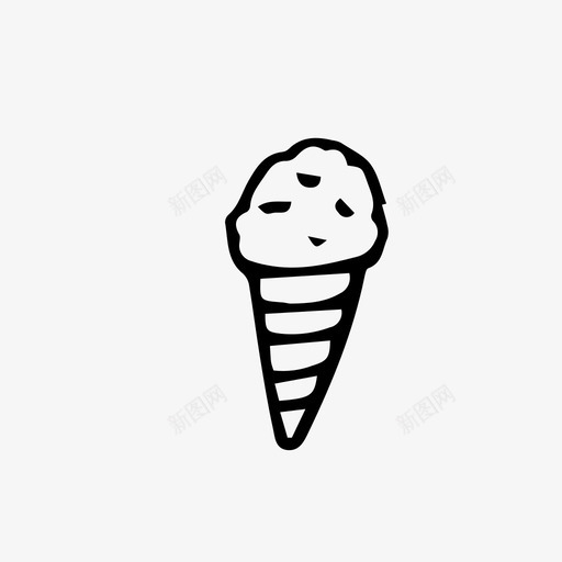 雪糕糖果食物涂鸦图标svg_新图网 https://ixintu.com 糖果 雪糕 食物涂鸦