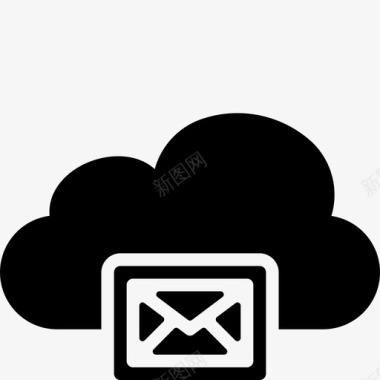 消息云电子邮件函数图标图标