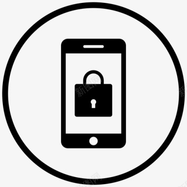 手机保护手机密码安全手机图标图标