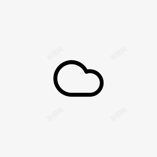 云数据存储图标svg_新图网 https://ixintu.com 云 天气 存储 小图标 数据