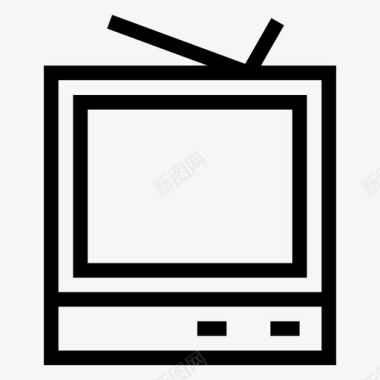 电视设备电影图标图标