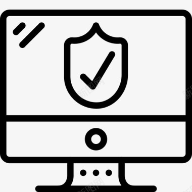 计算机保护防病毒mac图标图标