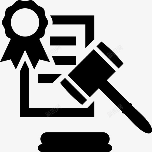 拍卖文件文件法律图标svg_新图网 https://ixintu.com 拍卖文件 文件 法律