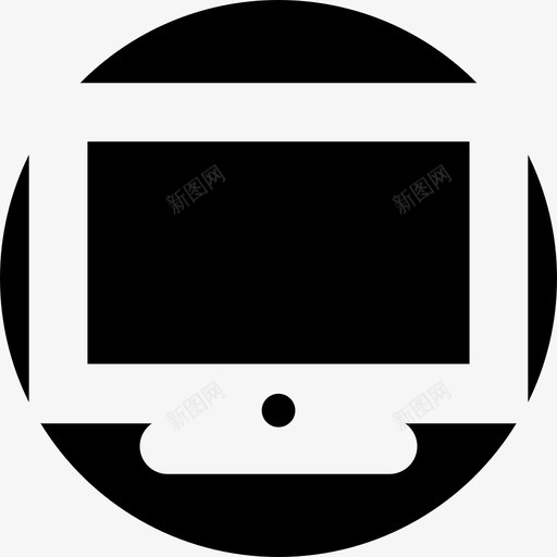 屏幕计算机桌面图标svg_新图网 https://ixintu.com pc 屏幕 显示器 桌面 网络负空间 计算机