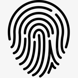 安全警戒线指纹身份保险箱图标高清图片