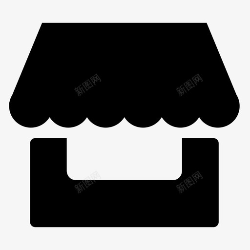 店铺_选中svg_新图网 https://ixintu.com 店铺_选中 icon_dpxz