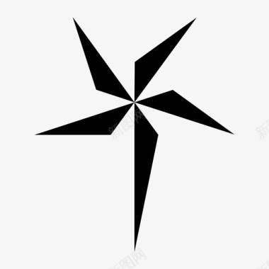 星星五图标图标