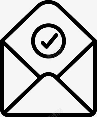 成功邮件信封信件图标图标