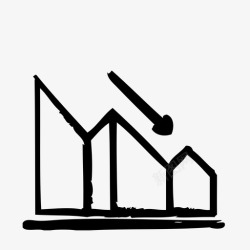 2折折线图条形图信息图图标高清图片