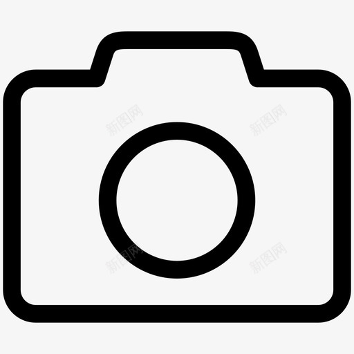 照相机摄影基本用户界面图标svg_新图网 https://ixintu.com 基本用户界面 摄影 照相机