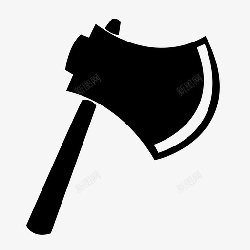 斧头svg_新图网 https://ixintu.com 斧头