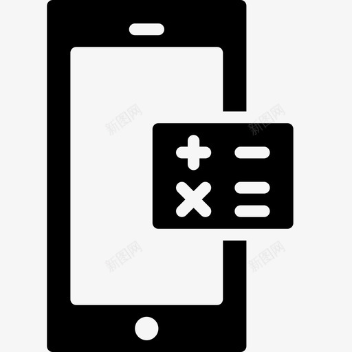 计算器电话功能iphone图标svg_新图网 https://ixintu.com iphone 功能 手机 手机功能固态 计算器电话