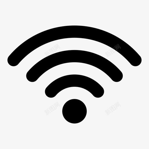 wifi互联网wifi图标svg_新图网 https://ixintu.com wifi 互联网