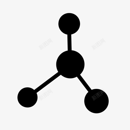 分子科学原子图标svg_新图网 https://ixintu.com 分子 原子 科学