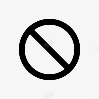 禁止阻止移动银行字形图标图标