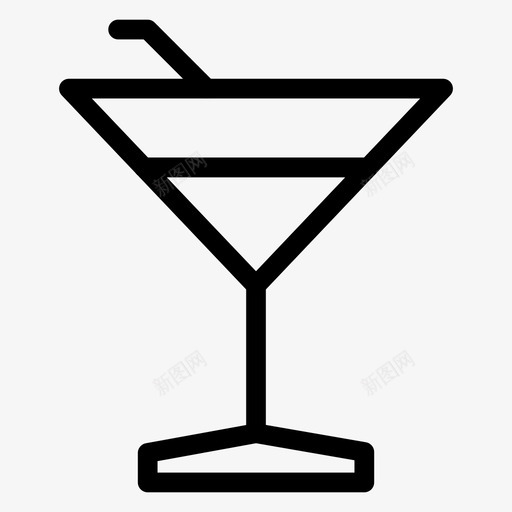饮料食物玻璃杯图标svg_新图网 https://ixintu.com 提神 柠檬 橘子 玻璃杯 酒店餐厅线图标 食物 饮料
