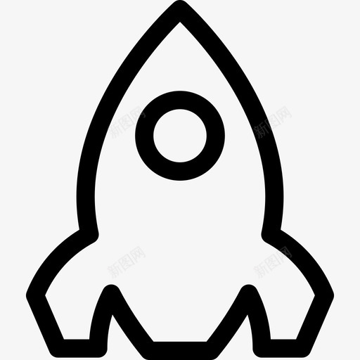 垂直火箭运输poi道路轮廓图标svg_新图网 https://ixintu.com poi道路轮廓 垂直火箭 运输