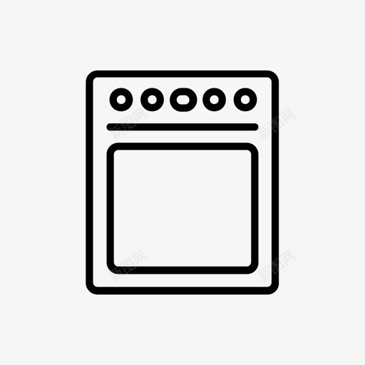 烤箱电器烘焙图标svg_新图网 https://ixintu.com 厨房烤箱 烘焙 烤箱 烹饪 电器 食品炊具