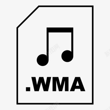 wma音频文件图标图标