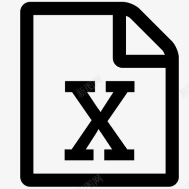 xls文件文档msoffice图标图标