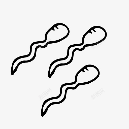 精子婴儿涂鸦图标svg_新图网 https://ixintu.com 医学 婴儿 涂鸦 牙医和医生涂鸦 科学 精子