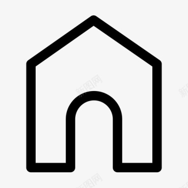 家房子基本用户界面图标图标