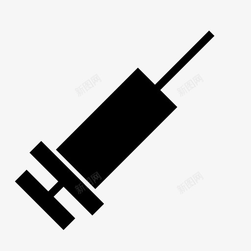 注射器注射药房图标svg_新图网 https://ixintu.com 注射 注射器 疫苗 药房