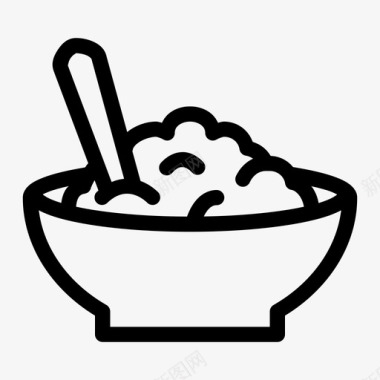 米饭碗饭图标图标