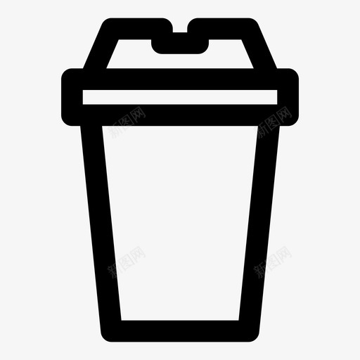咖啡杯子饮料图标svg_新图网 https://ixintu.com 咖啡 杯子 热的 饮料