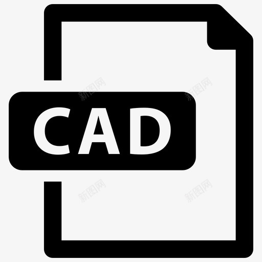 cad文件扩展名格式图标svg_新图网 https://ixintu.com cad文件 扩展名 文件格式 格式