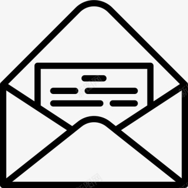 公开信信封邮件图标图标