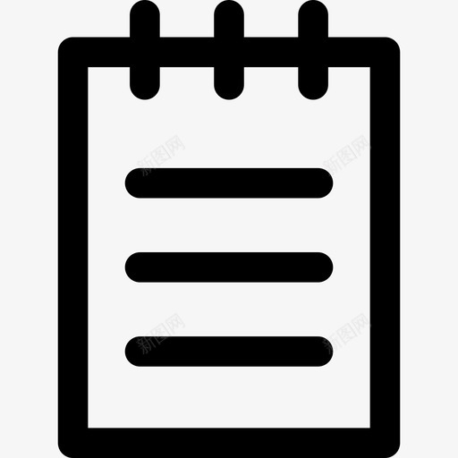 笔记本界面通用用户界面图标svg_新图网 https://ixintu.com 界面 笔记本 通用用户界面
